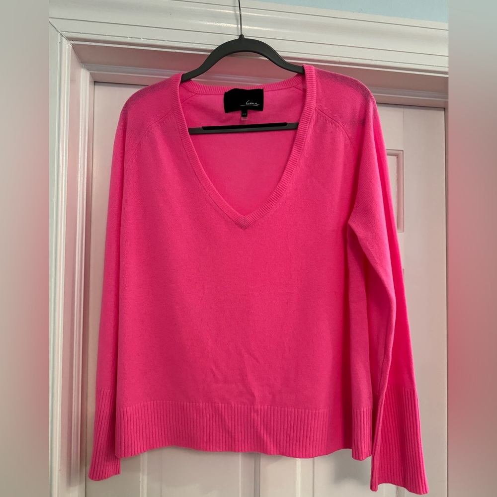 Line Barbie Pink Cashmere Sweater